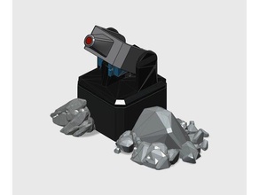 defesa de torre brinquedo do gato robótica 3d print model - Mito3D