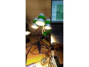 gelenkigen Lampe 45-Grad-arm-remix mehr Licht office artikuliert designspark mechanical Haushalt rsdoc 3d print model - Mito3D