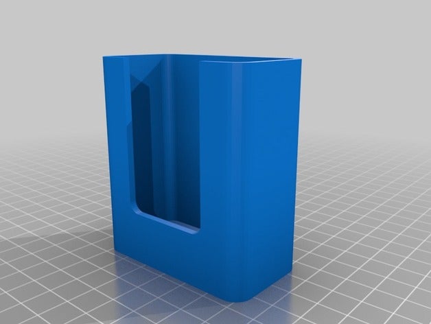 özelleştirilmiş parametrik duvar tutucu benim uzaktan kumanda organizasyon 3D print model - Mito3D