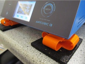 anycubic i3 mega vibration dampers v1 3d printer accessories 3d print model - Mito3D