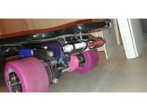 skateboard truck riser tail light mount sport & outdoors eskate longboard raiser 3d print model - Mito3D