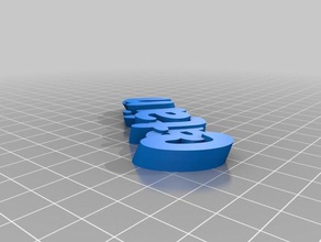 catalina i portachiavi su misura 3d print model - Mito3D