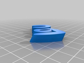lou Schlüsselanhänger kundengebundene 3d print model - Mito3D