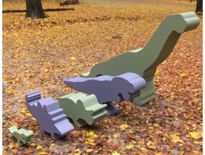 dino meeples jogos dinossauro dinossauros masmorras e dragões meeple 3d print model - Mito3D