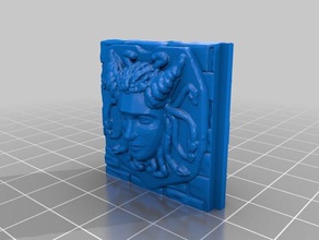 opendungeontiles interior utility roughstone 2x2 toy & game accessories dnd tiles dungeon dungeons dragons miniature odt openforge openlock pathfinder rpg tabletop terrain 3d print model - Mito3D