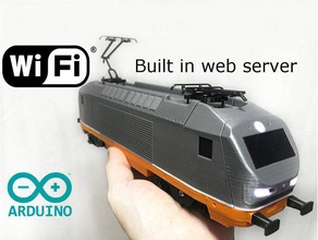 hectorrail 141 wifi lokomotif os-tren - tam 3d-yazdırılabilir demiryolu sistemi r c araçlar arduino tren modeli model trenler nodemcu openrailway web server Web sunucusu 3d print model - Mito3D
