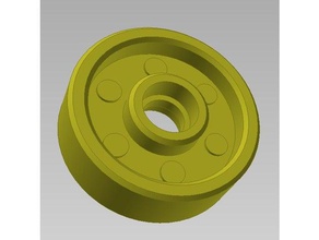 mega bloks wheel replacement parts car duplo lego toy 3d print model - Mito3D