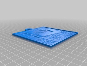 bandeira Arte 2d personalizado 3d print model - Mito3D