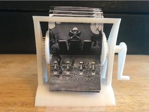 flip-il imprimé en 3d rotatif flipbook jouets mécaniques de l'animation l'artisanat mutoscope 3d print model - Mito3D