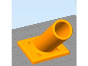 national flag mount id 25mm household supplies holder 3d print model - Mito3D