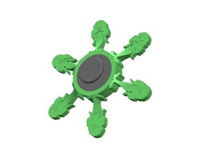 fidget giratório brinquedos & games Impressora 3d A impressão brahmabeej fidgetspinner mão spinners cap figet brinquedo garota menina de alívio do estresse o meninas 3d print model - Mito3D