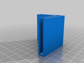 foam board enclosure corner 5mm slot 3d printing printer bracket custom 3d print model - Mito3D