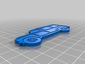 land rover trousseau de clés passe-temps 3d print model - Mito3D