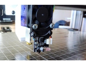 mount aus3d ir-sensor v 14 3d-Drucker Teile e3d-hotend ir-Sonde die Sonde Vulkan zprobe z-probe 3d print model - Mito3D