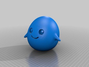bert blob figura de acción carácter la estatuilla juego kirby persona 3d print model - Mito3D