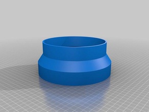 mon personnalisés simple réducteur de la pipe pièces personnalisé 3d print model - Mito3D