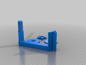 threaded spool holder 20mm extrusion 3d printing 2020 cr 10 cr-10 cr10 creality extrution folger folgertech ft 5 ft-5 tech 3d print model - Mito3D