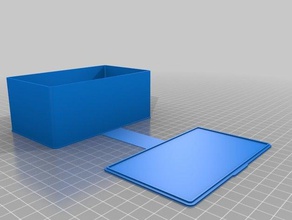 minha personalizado caso retangular recipientes 3d print model - Mito3D
