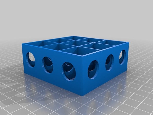 simple lipstick holder organization 3D print model - Mito3D