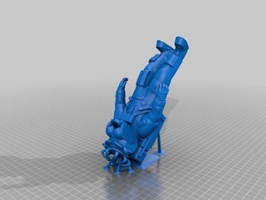 duke Hund astronaut 3d-drucken 3d print model - Mito3D