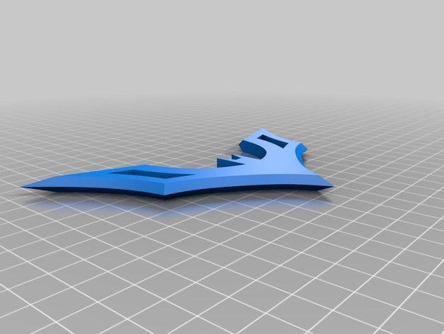 batarang props de batman logo símbolo dc comics 3D print model - Mito3D