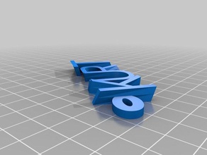 kurt Schlüsselanhänger kundengebundene 3d print model - Mito3D