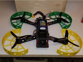 potenziato prop guard 5 pollici oggetti di scena r c i veicoli drone multirotor eliche elica guardia quadcopter 3d print model - Mito3D