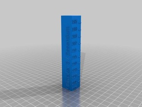 ultimaker 3 essentium Temperatur-Turm 3d-Druck-tests kundengebundene 3d print model - Mito3D