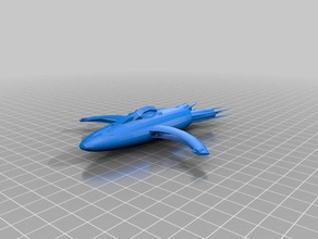 osprey vehicles aviangalactic avian galactic space spacecraft spaceship starfinder starship 3d print model - Mito3D