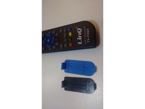 battery cover linq tv-1102v remote control replacement parts 3d print model - Mito3D