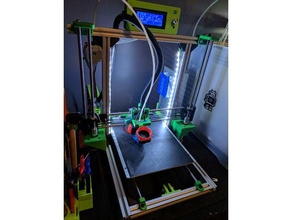 hictop prusa i3 3dp08 Acryl-Umstellung 2020-extrusion-Rahmen 3d-Drucker Teile 2020 extrusion die Konvertierung e3d e3d-v6 lj12a3 lj12a3-4-zbx 3d print model - Mito3D