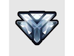 diamond logo 3d printing overwatch 3d print model - Mito3D
