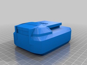 lidl-parkside batteria pap 18 a1 dimensioni parti 3d print model - Mito3D
