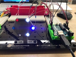 potentiomètre led array 3dx arduino tableau opensourceclassroom 3d print model - Mito3D