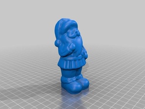 santa figurine - 3d scan scans & replicas christmas decoration holiday holidays miniature miniatures model new year claus scale 3d print model - Mito3D