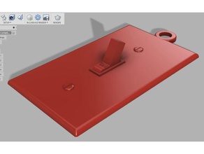 ışık anahtarı süsü dekor 3d print model - Mito3D