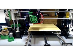 axis test dry run 3d printing tests 3d print model - Mito3D