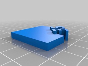imprimir token - 0,35 mm A impressão 3d de testes 3d print model - Mito3D