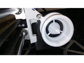 print blower turbine cover 3d printer accessories anet a8 mods upgrade upgrades fan 3d print model - Mito3D