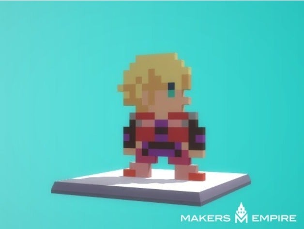 pixel shulk 1 art 3D print model - Mito3D