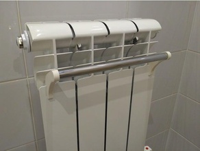 radiator towel holder organization 3d print model - Mito3D