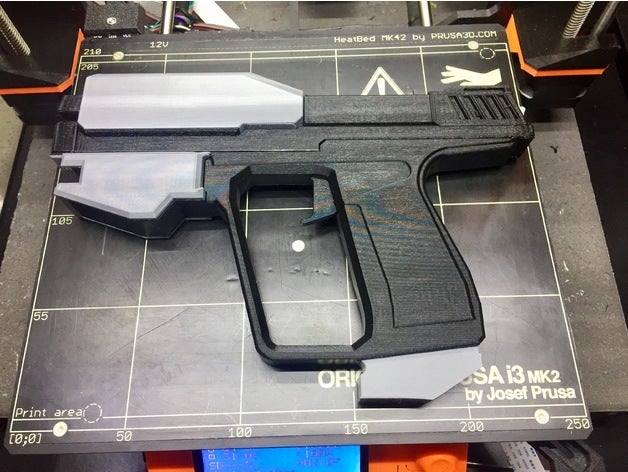 halo pistol 3d printing cosplay weapon gun 4 reach 3D print model - Mito3D