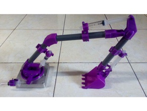 excavator syringes toys & games 3d print model - Mito3D