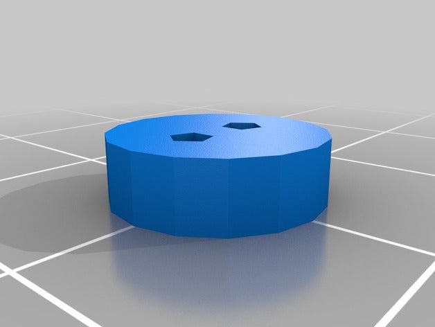 10mm düz düğme aksesuarlar özelleştirilmiş 3D print model - Mito3D