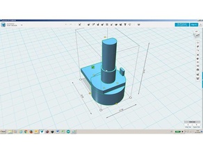 maquette potentiomètre b1 p160kn3k la pot compteur potentio-mètre les potentiomètres résistance variable 3d print model - Mito3D