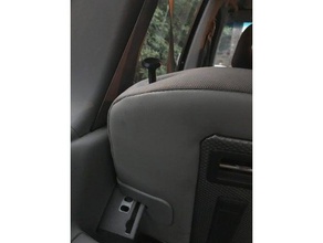 nissan xtrail siège arrière bouton de dégagement l'automobile 3d print model - Mito3D