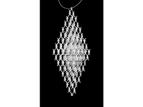 hanging lattice ornament math art