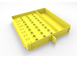 bico de armazenamento final gaveta sistema porta-ferramentas & caixas 3d print model - Mito3D
