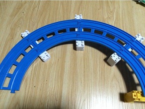 plarail double-track mini piers mechanical toys 3d print model - Mito3D