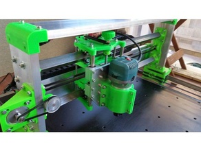 r-cnc del eje x actualización de la correa transmisión máquina herramientas 3d print model - Mito3D